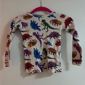 GAP Multicolor Dinosaur Print Long Sleeve Tee